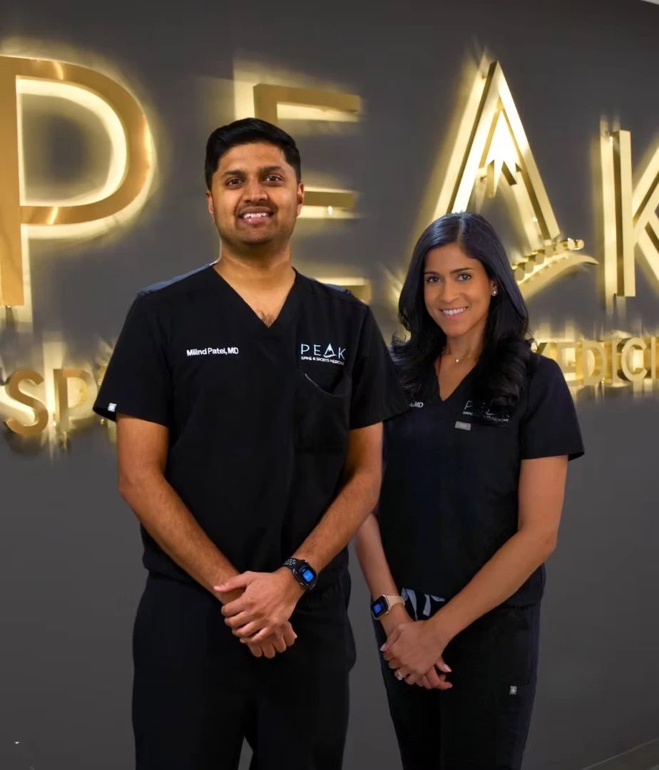 Dr. Milind Patel and Dr. Jill Kalariya of Peak Spine & Sports Medicine